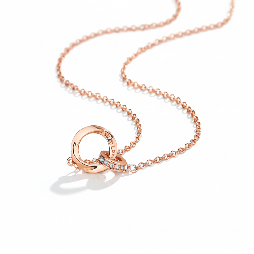 Rose Gold White CZ