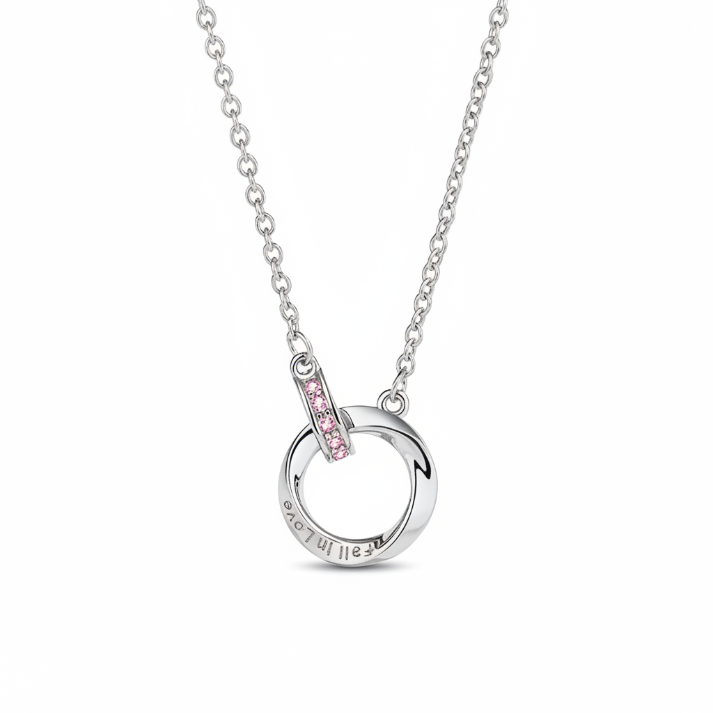 Silver Pink CZ