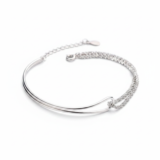 Tennis Cat Bangle - Pure White Background